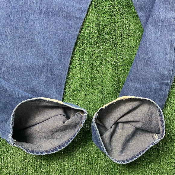 Carhartt FR Flame Retardant Size 42X32 Denim Blue Jeans Made In USA FRB100 - Picture 11 of 11